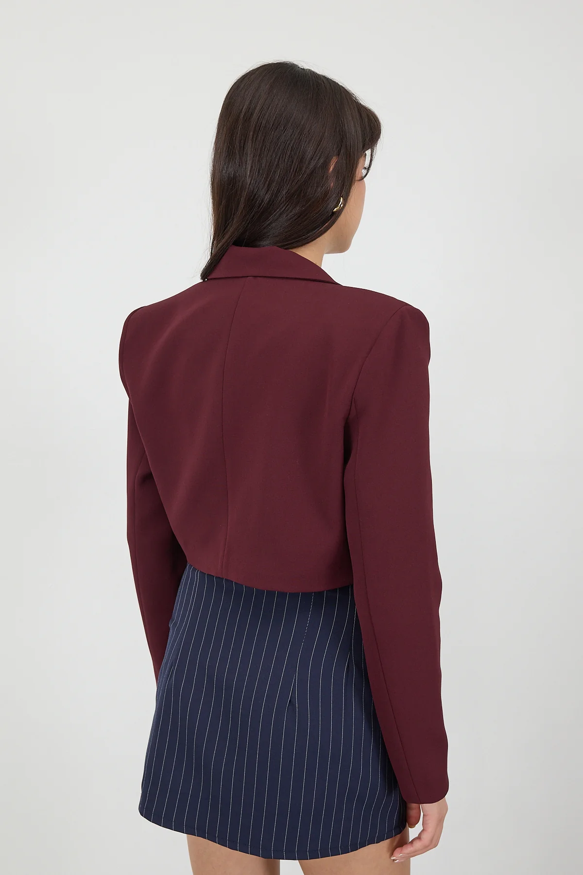 Crop Blazer Jacket - Image 10
