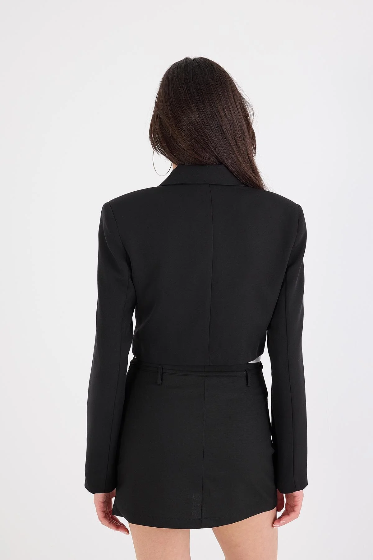 Crop Blazer Jacket - Image 31