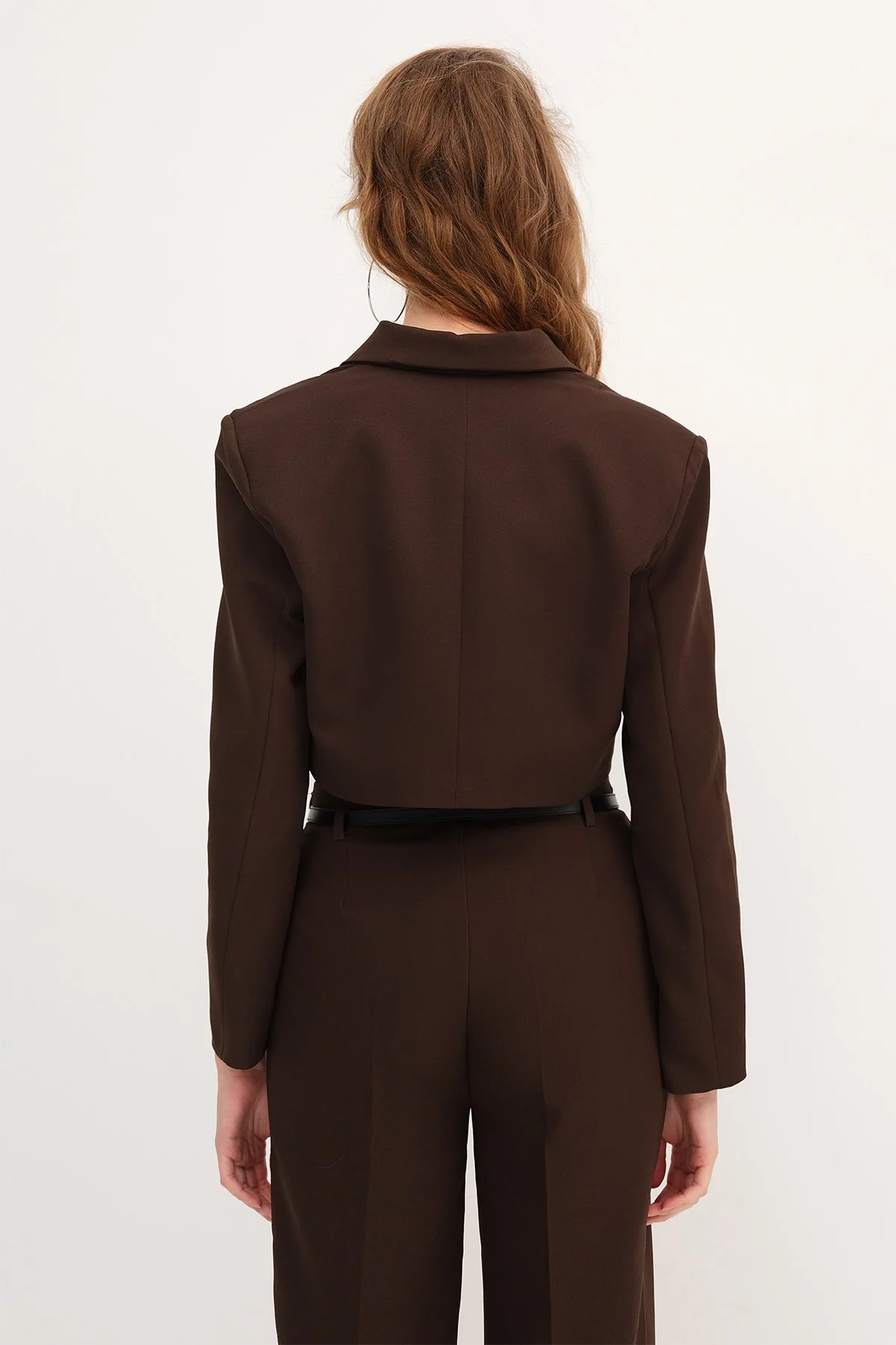 Crop Blazer Jacket - Image 37