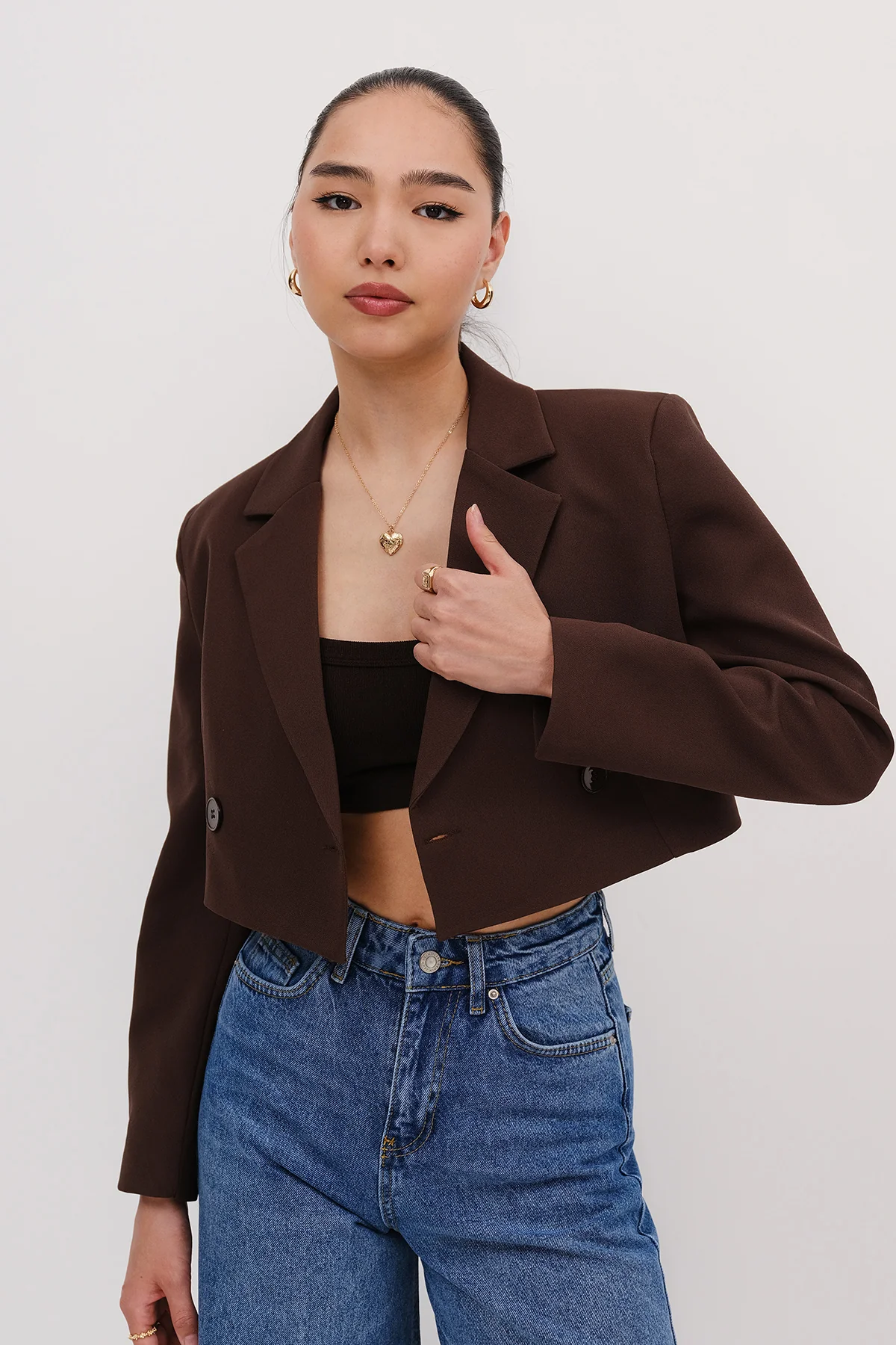 Crop Blazer Jacket - Image 6