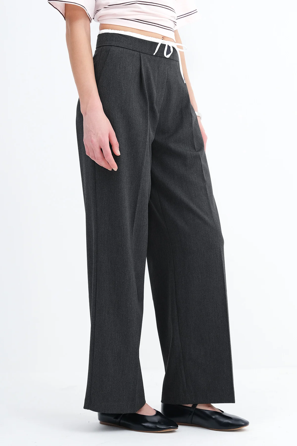 Double Waistband Trousers - Image 9