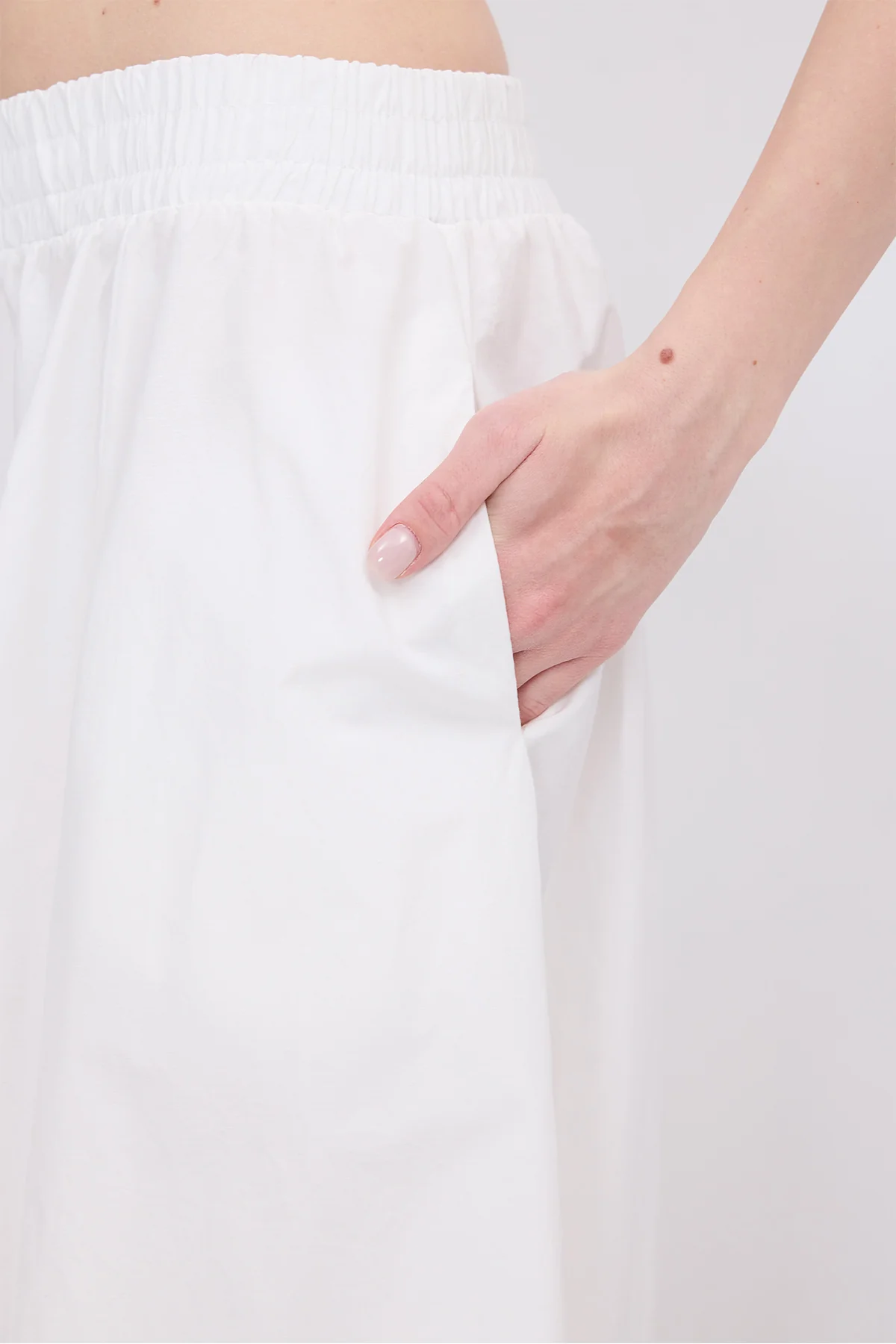 Elastic Waist Long Skirt - Image 31