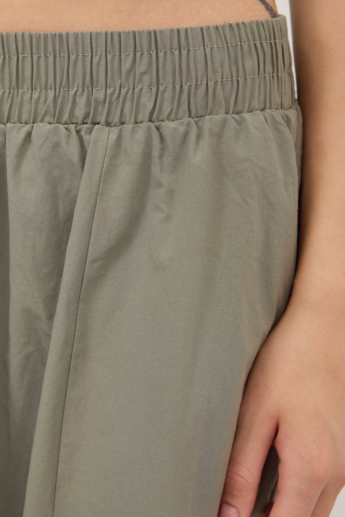 Elastic Waist Long Skirt - Image 43