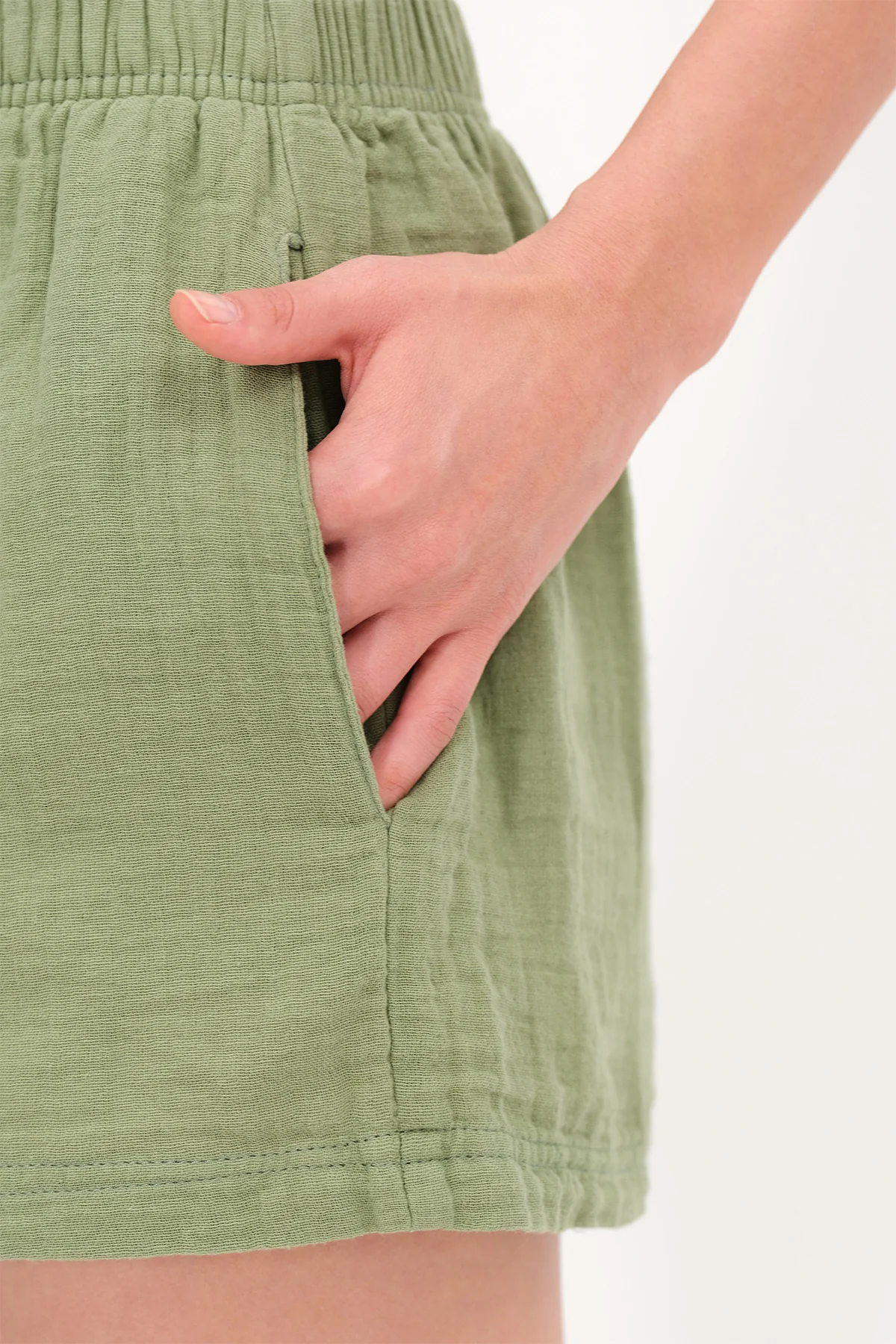 Elastic Waist Shorts - Image 15