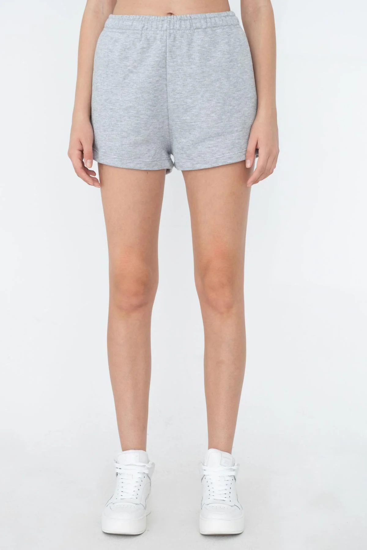 Elastic Waist Shorts With Pocket - Image 76