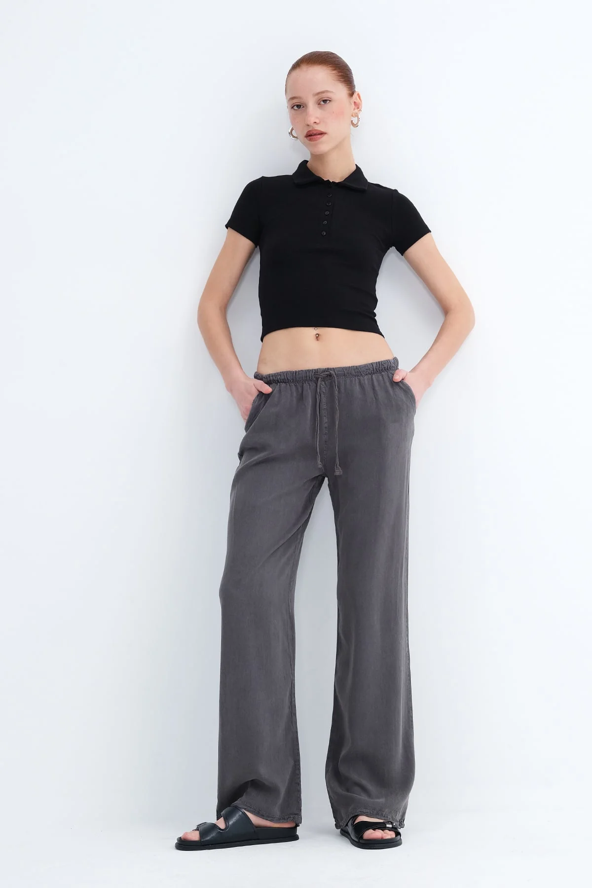 Elastic Waist Trousers - Image 15