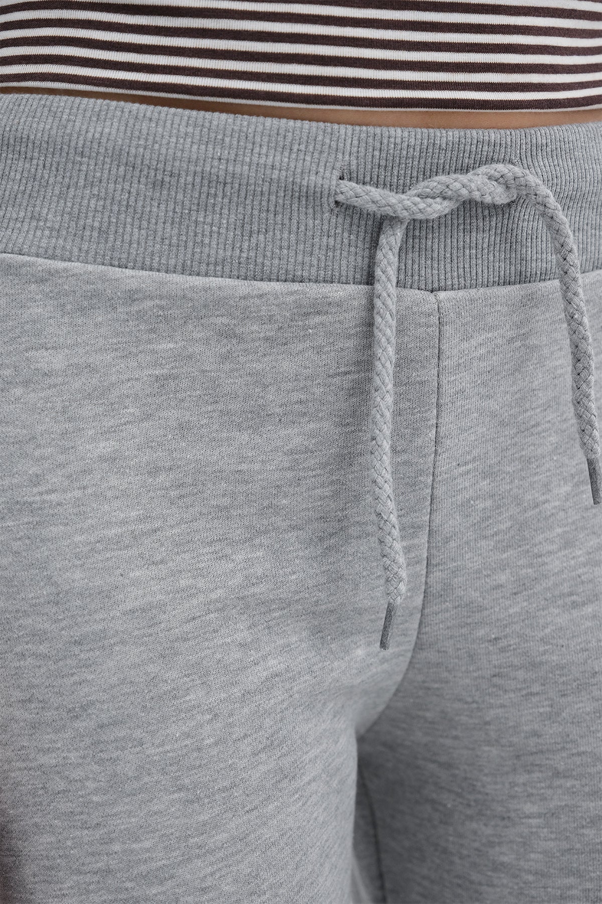 Elastic Waist Wide Leg Sweatpants - Image 10