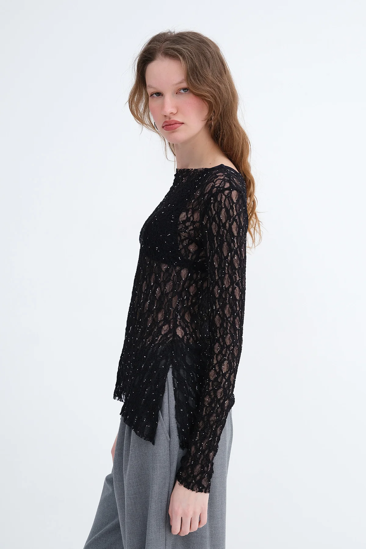 Embellished Lace Blouse - Image 4