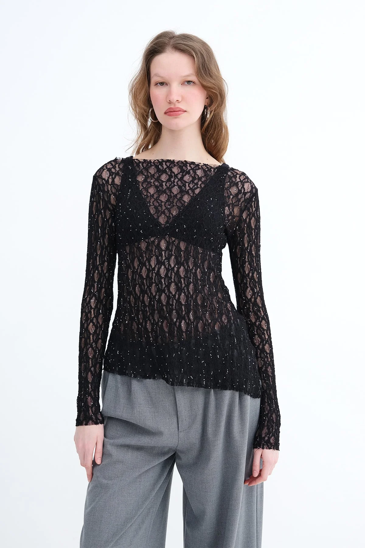 Embellished Lace Blouse - Image 6