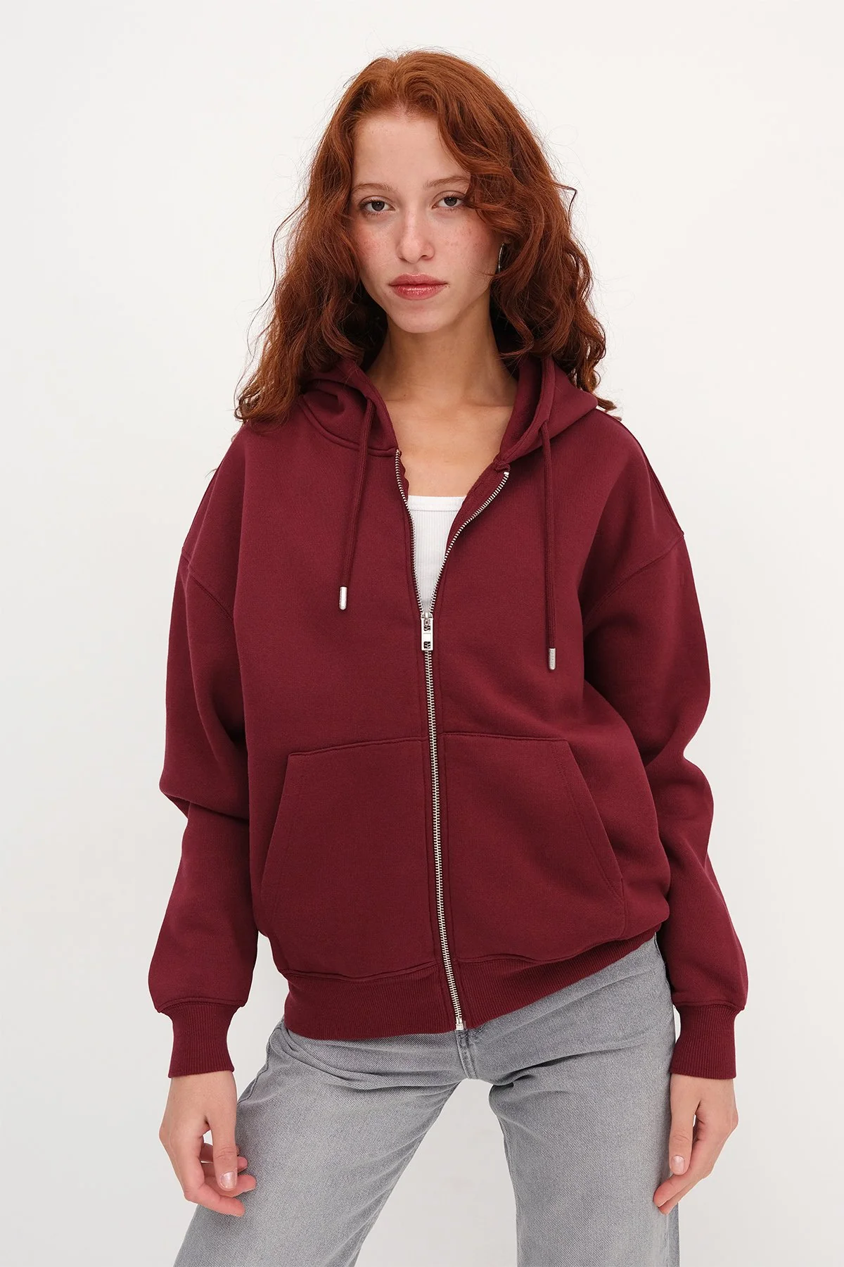 Fleece-Lined Zip-Up Sweatshirt - Image 15
