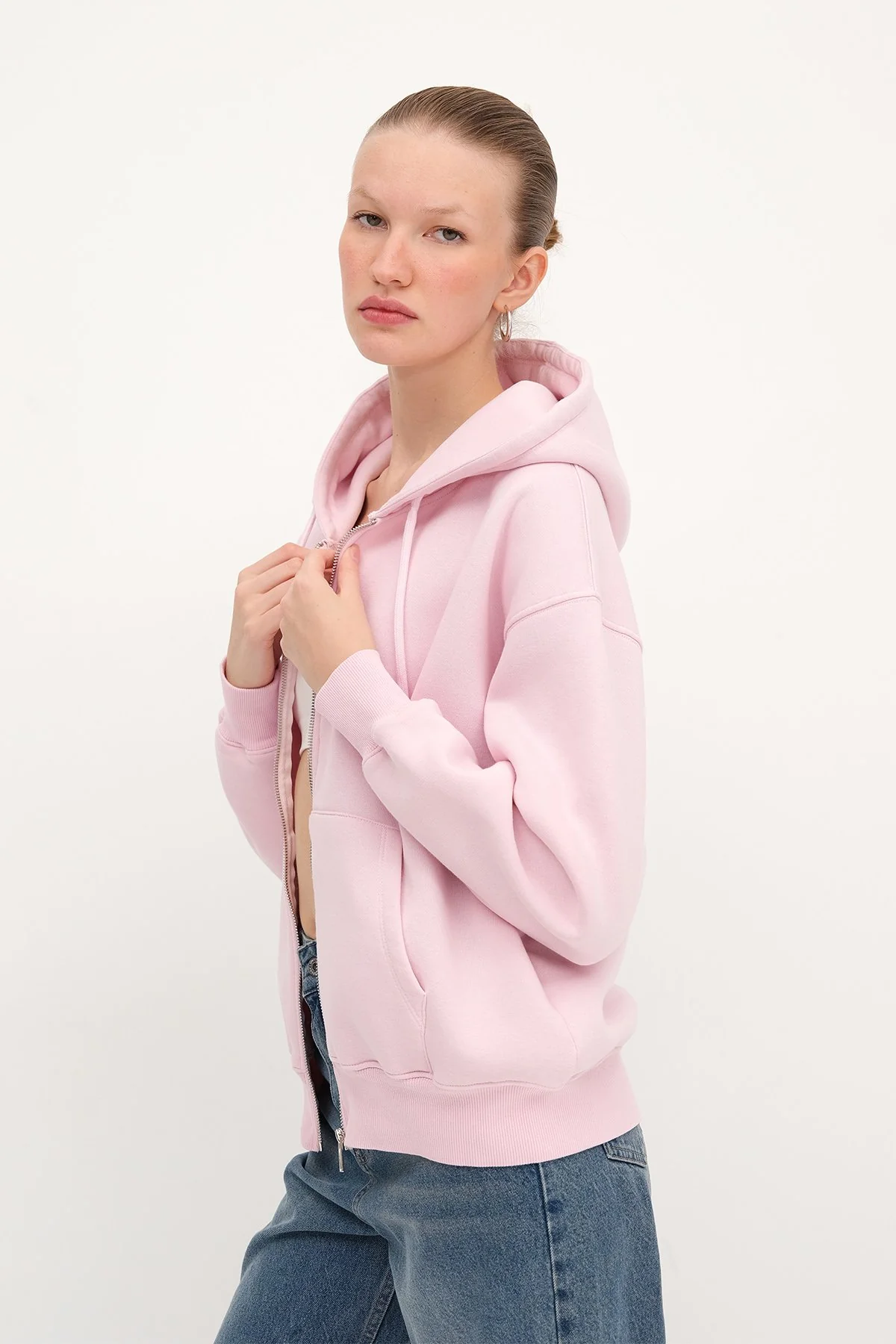 Fleece-Lined Zip-Up Sweatshirt - Image 23