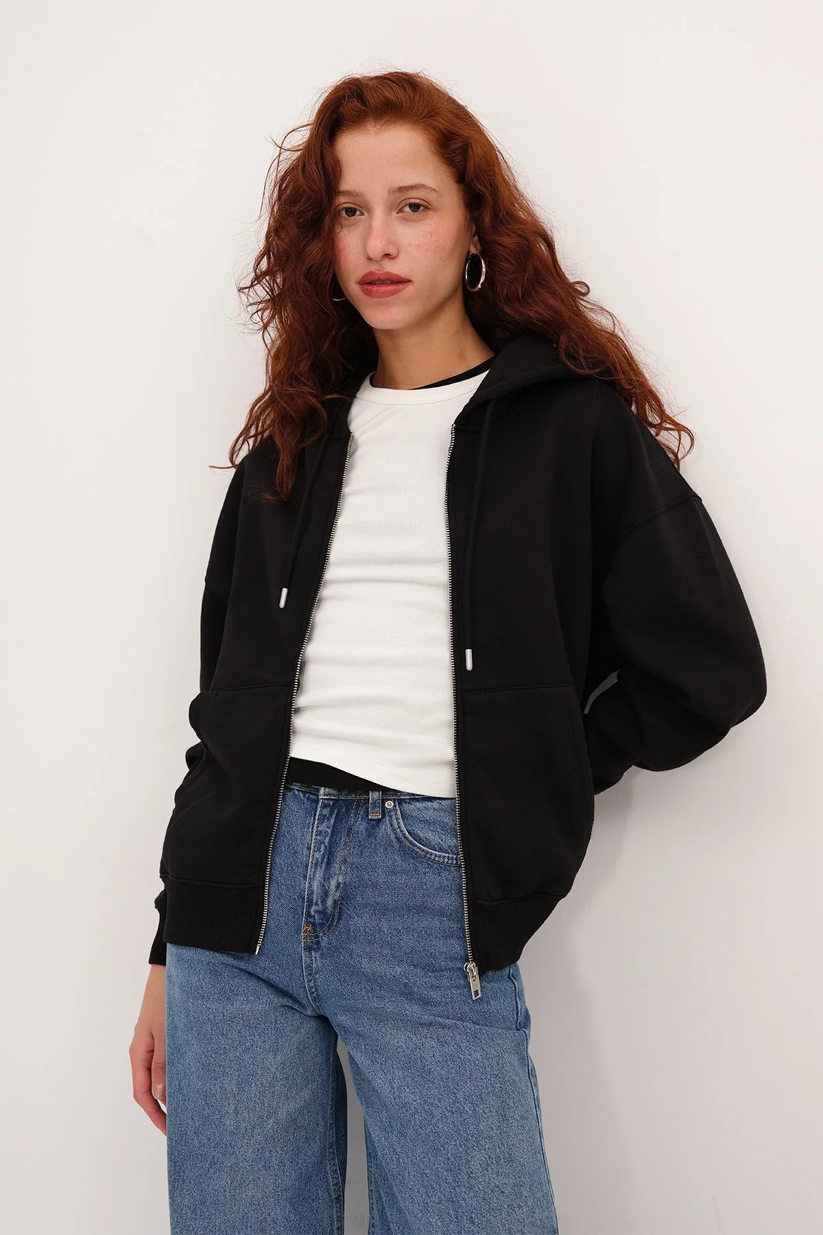 Fleece-Lined Zip-Up Sweatshirt - Image 27