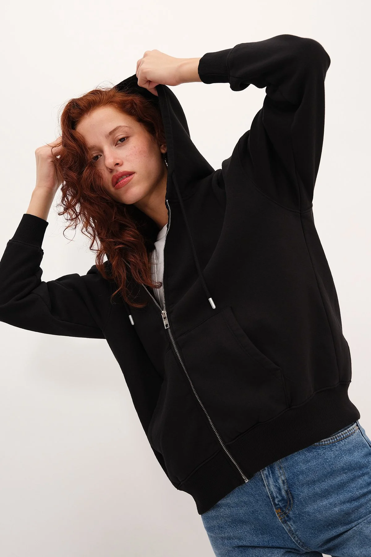 Fleece-Lined Zip-Up Sweatshirt - Image 31