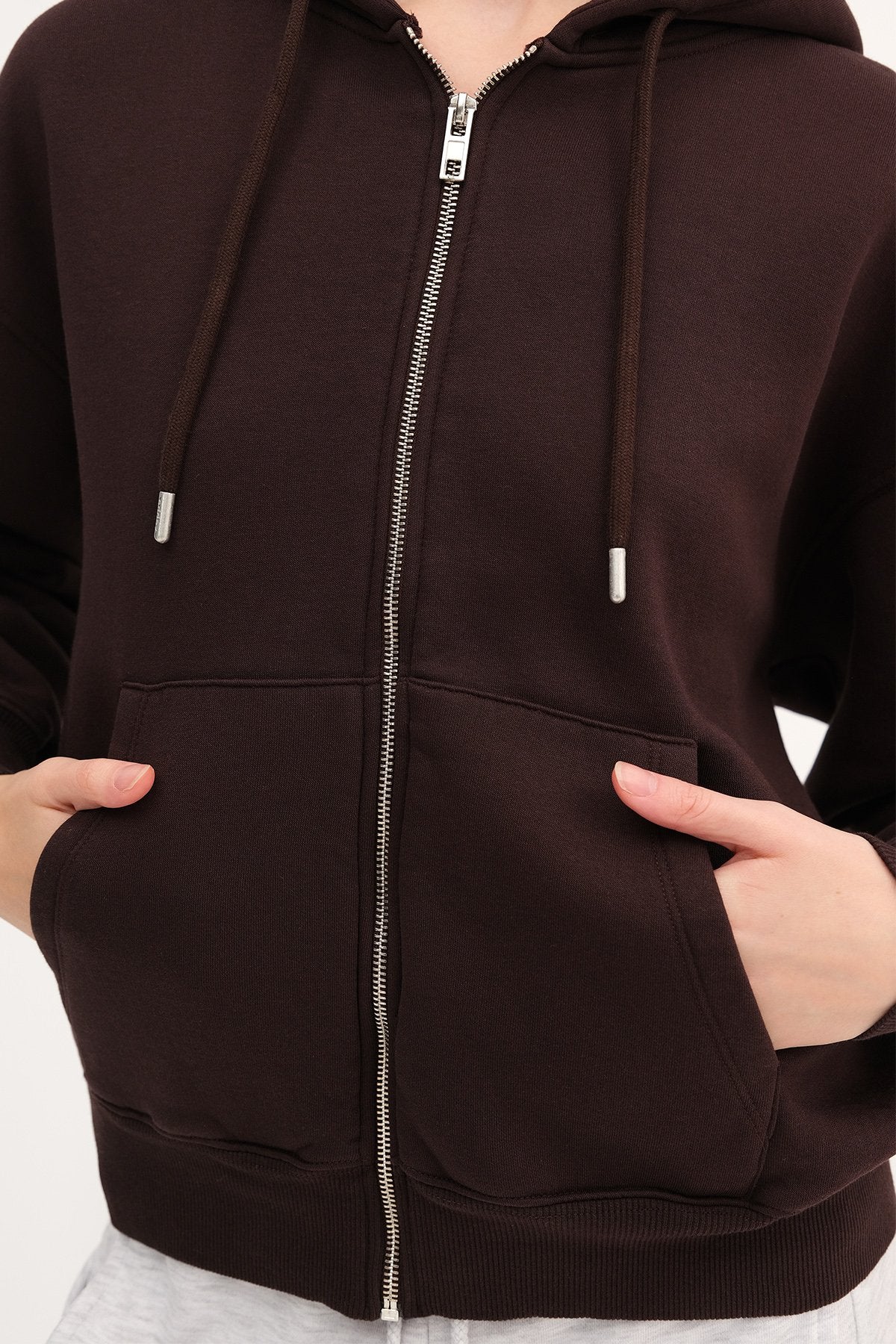 Fleece-Lined Zip-Up Sweatshirt - Image 35