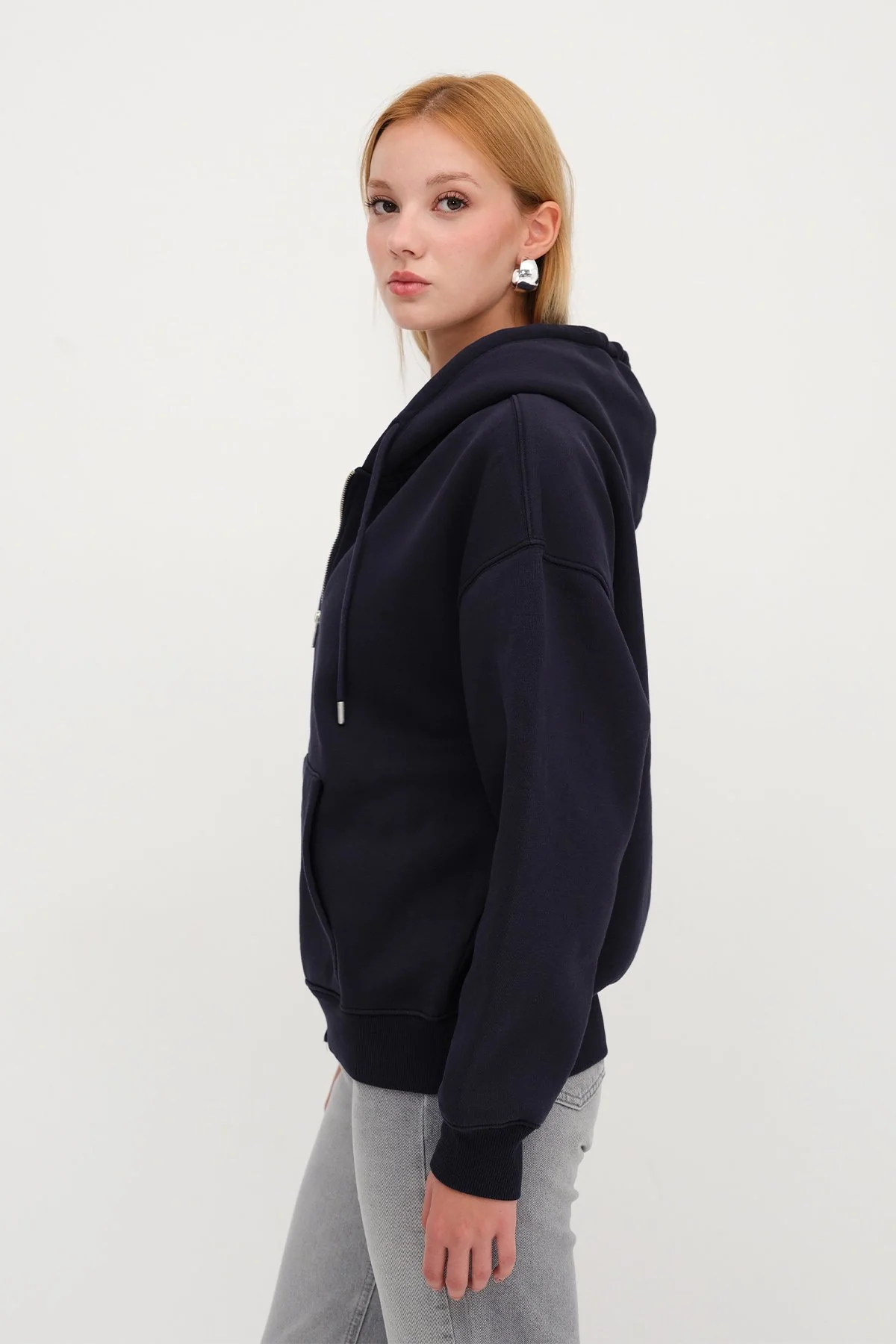 Fleece-Lined Zip-Up Sweatshirt - Image 43