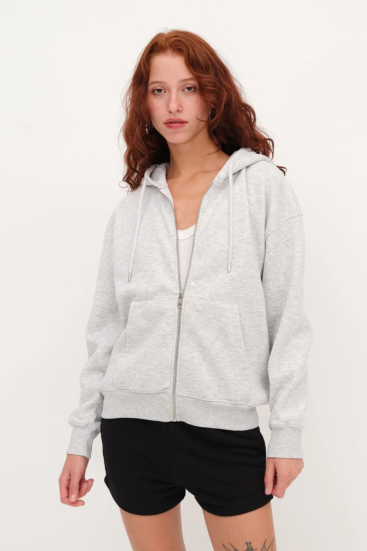 Fleece-Lined Zip-Up Sweatshirt - Image 51