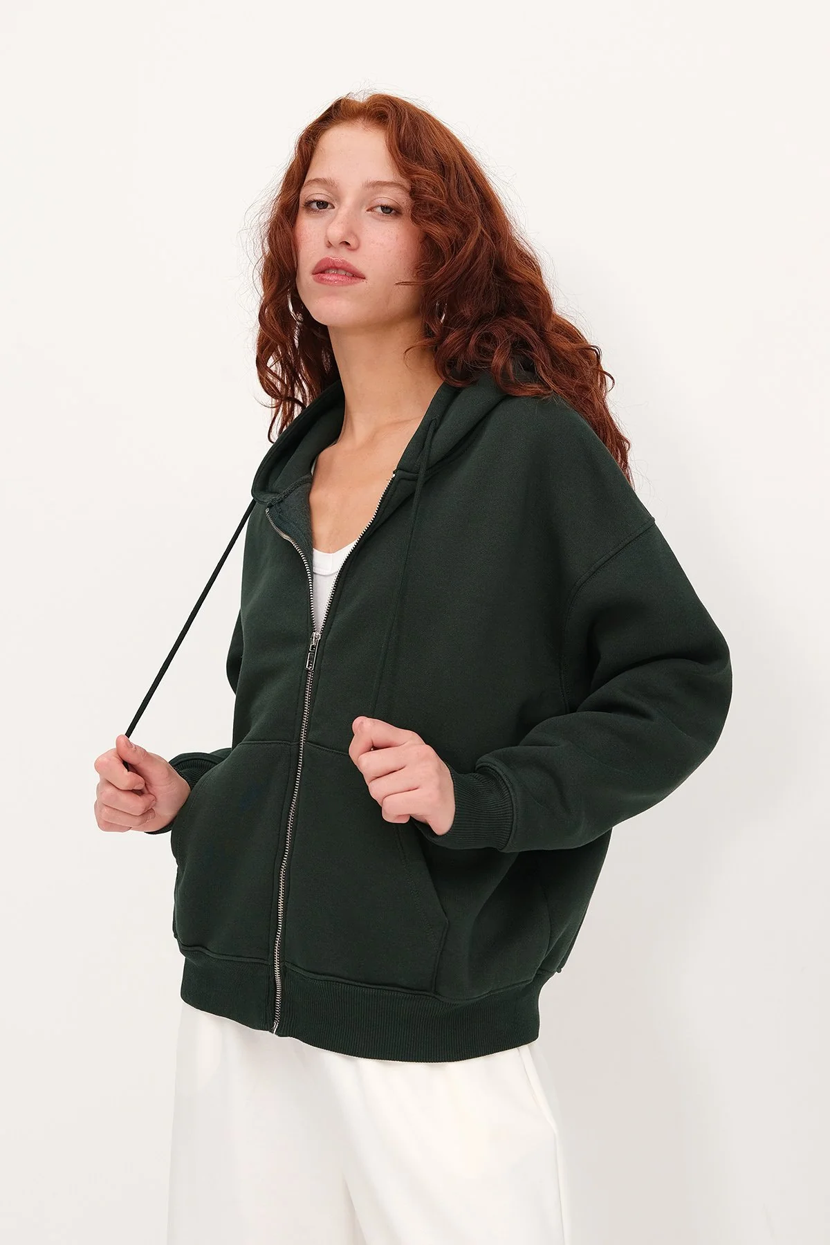 Fleece-Lined Zip-Up Sweatshirt - Image 56