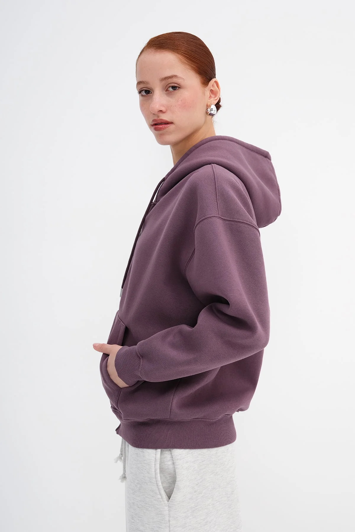 Fleece-Lined Zip-Up Sweatshirt - Image 9