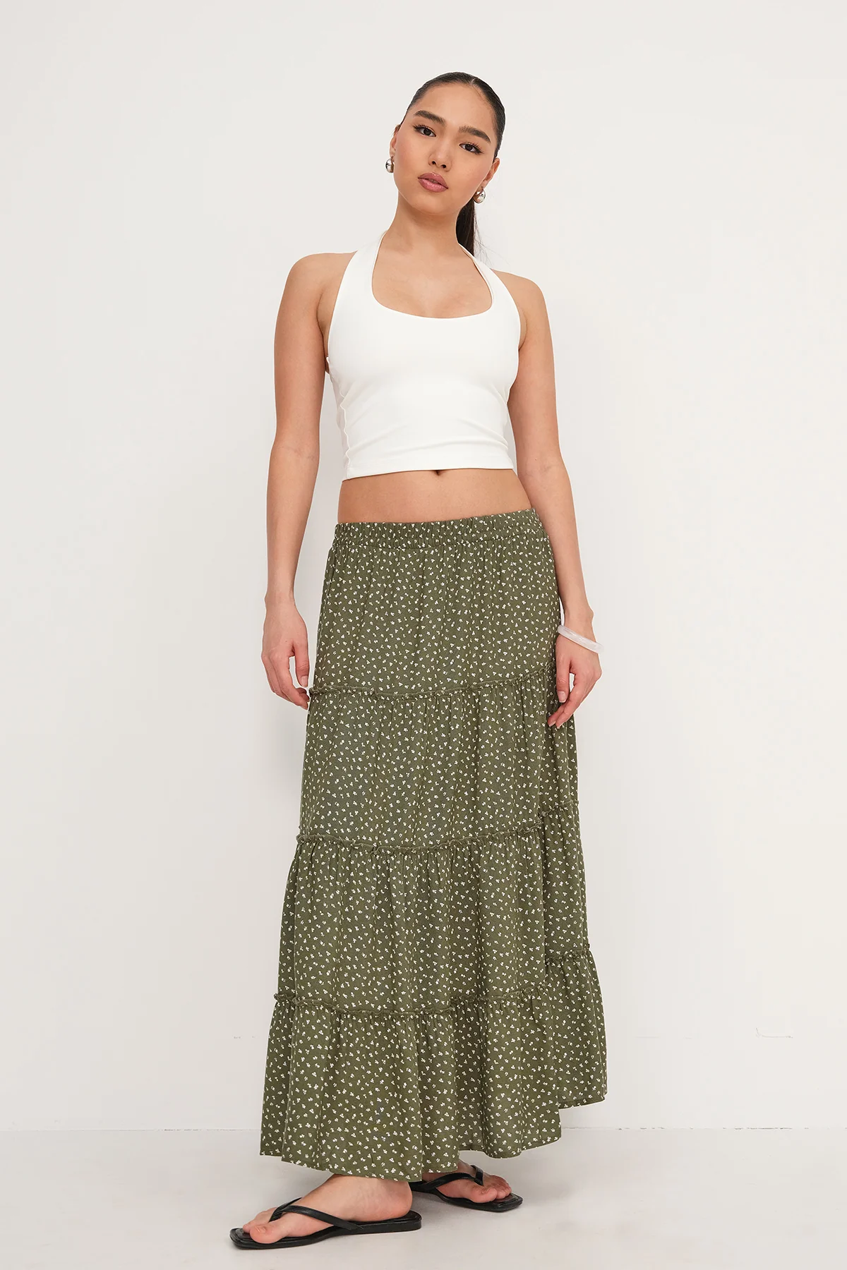 Floral Long Skirt