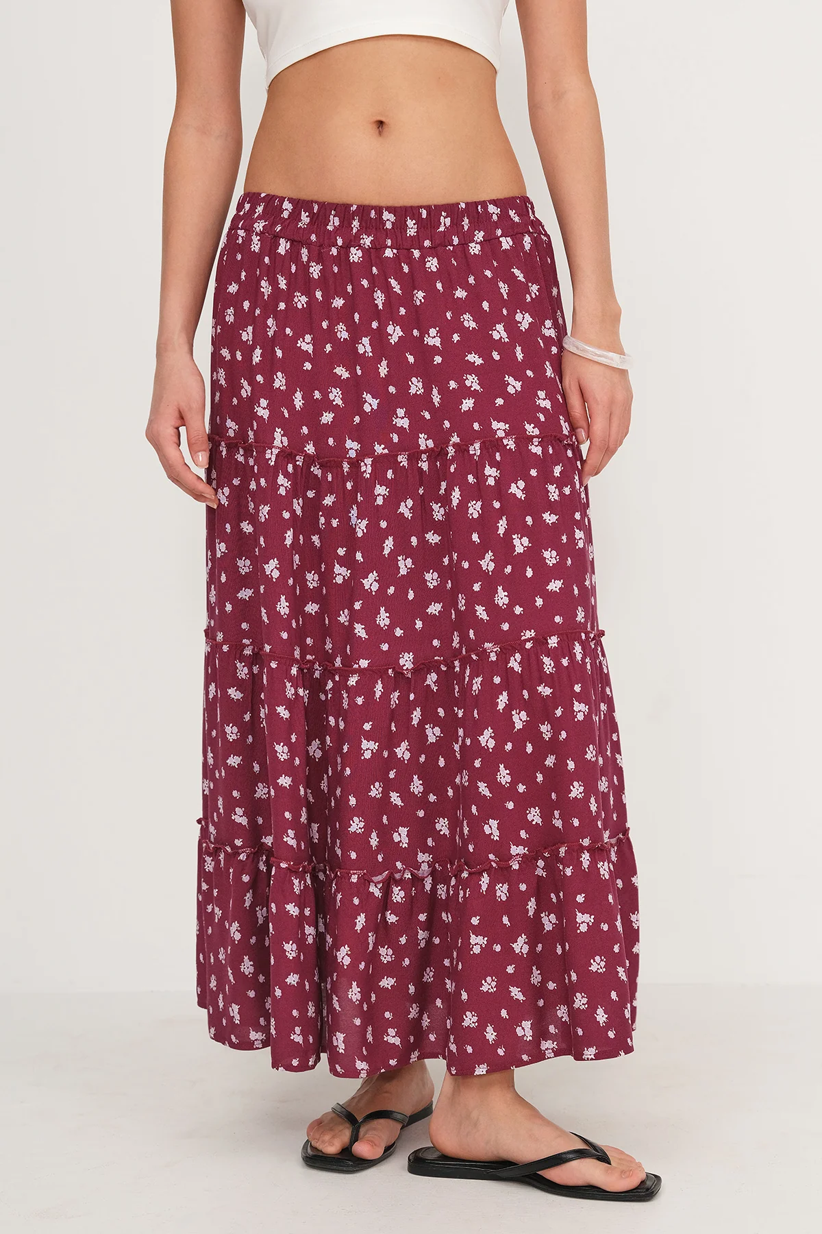 Floral Long Skirt - Image 10