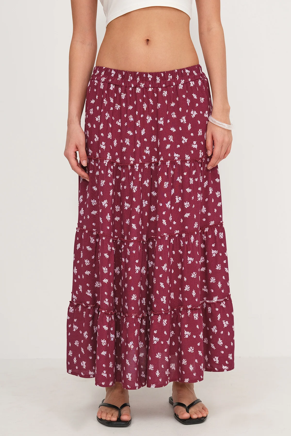 Floral Long Skirt - Image 12