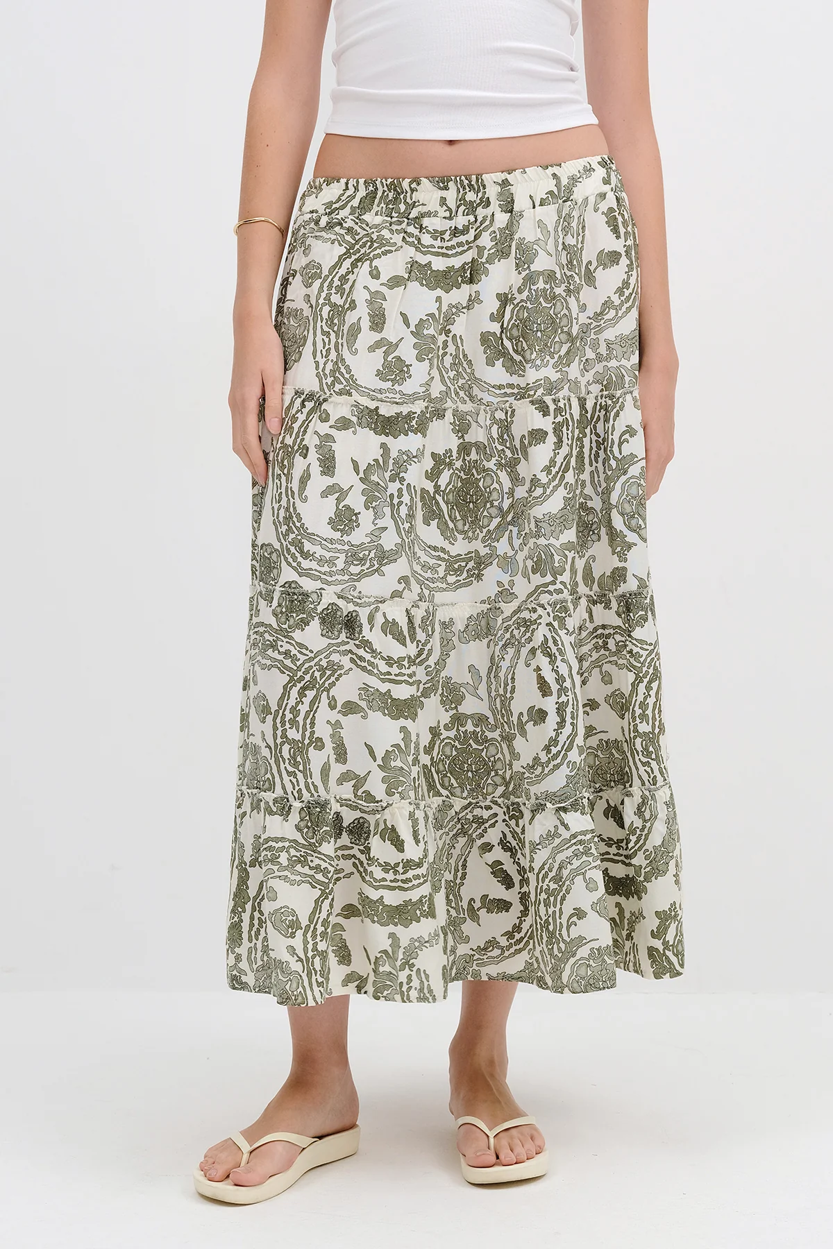 Floral Long Skirt - Image 14