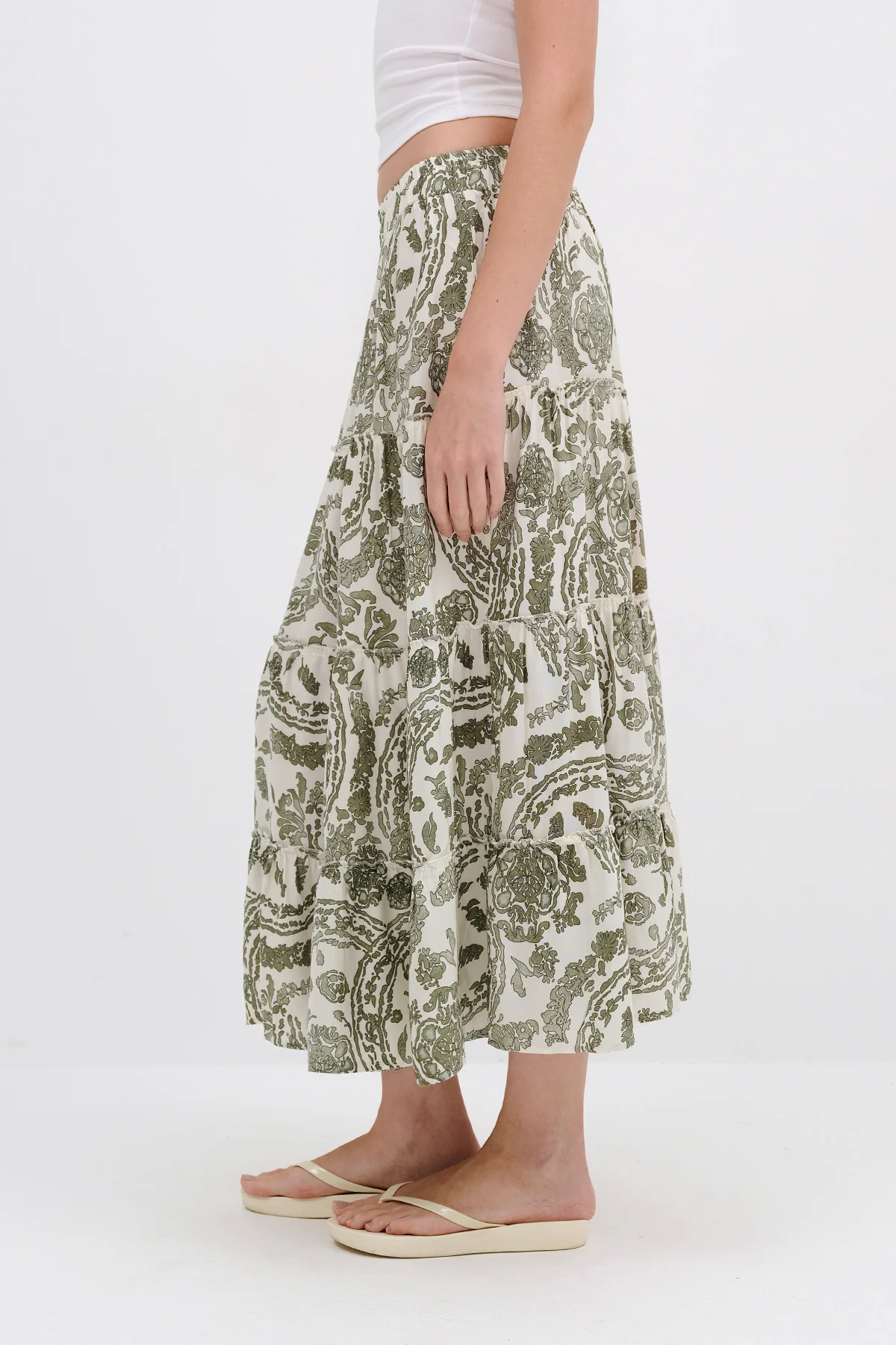 Floral Long Skirt - Image 16