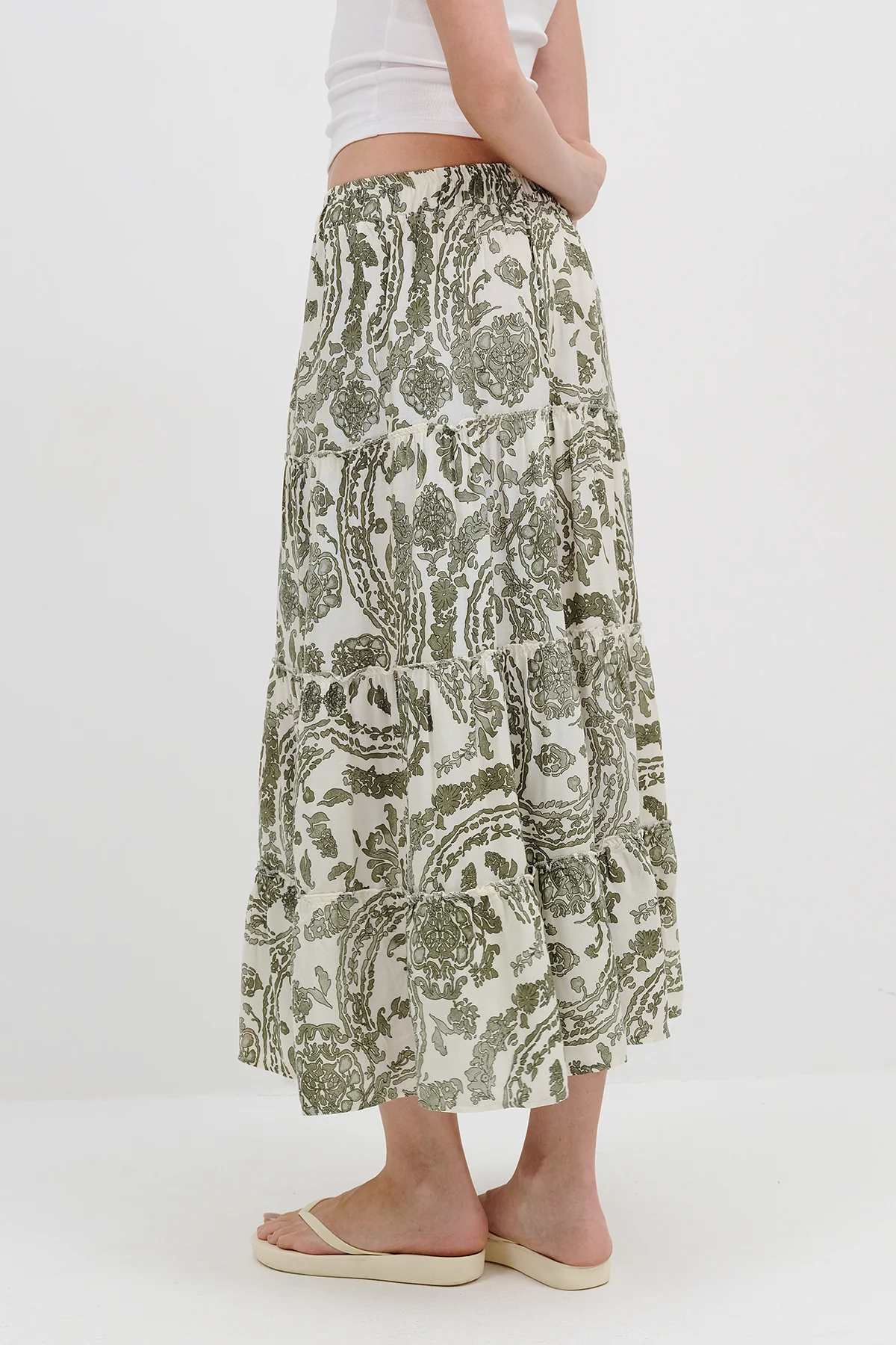 Floral Long Skirt - Image 18