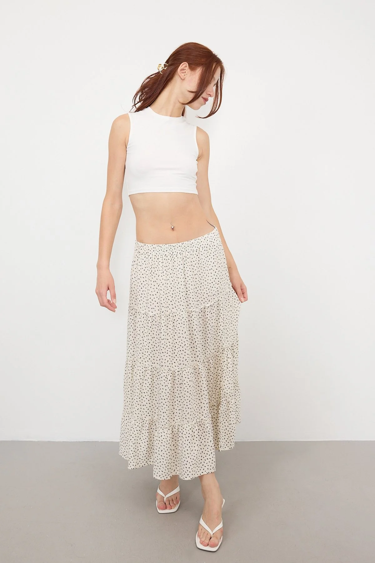 Floral Long Skirt - Image 19