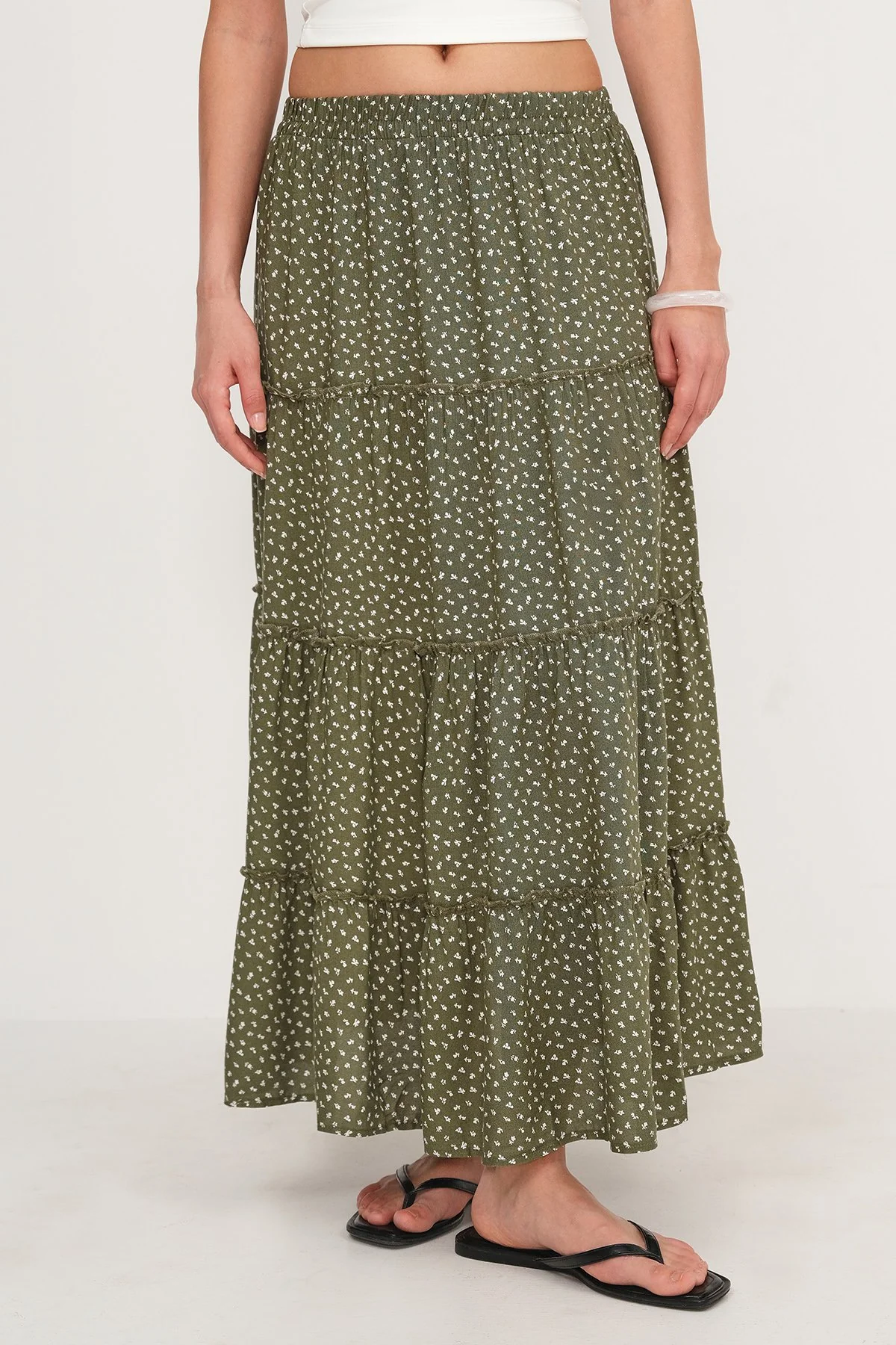 Floral Long Skirt - Image 2