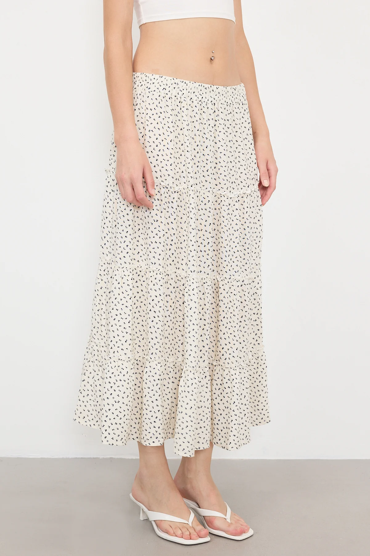 Floral Long Skirt - Image 20