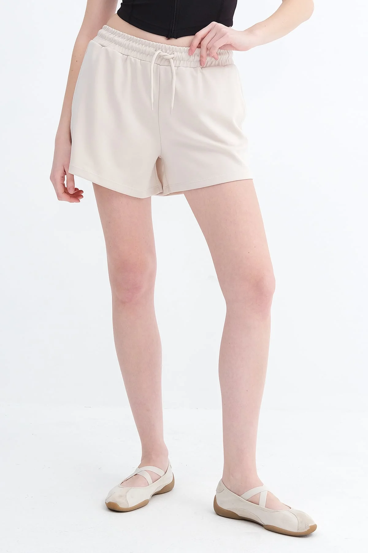 Front-Tie Modal Shorts - Image 3