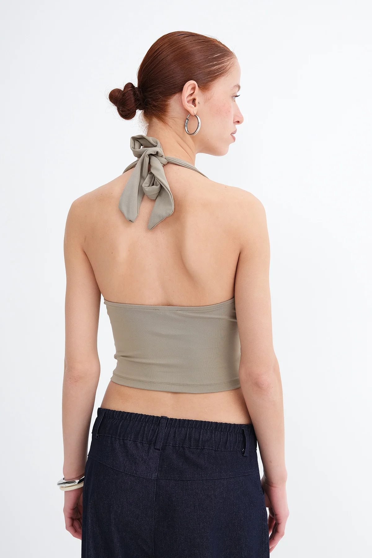 Halter Neck Crop Blouse - Image 20