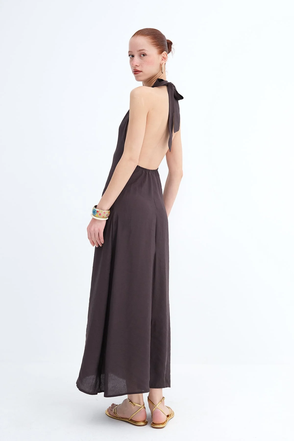 Halter Neck Modal Dress - Image 13