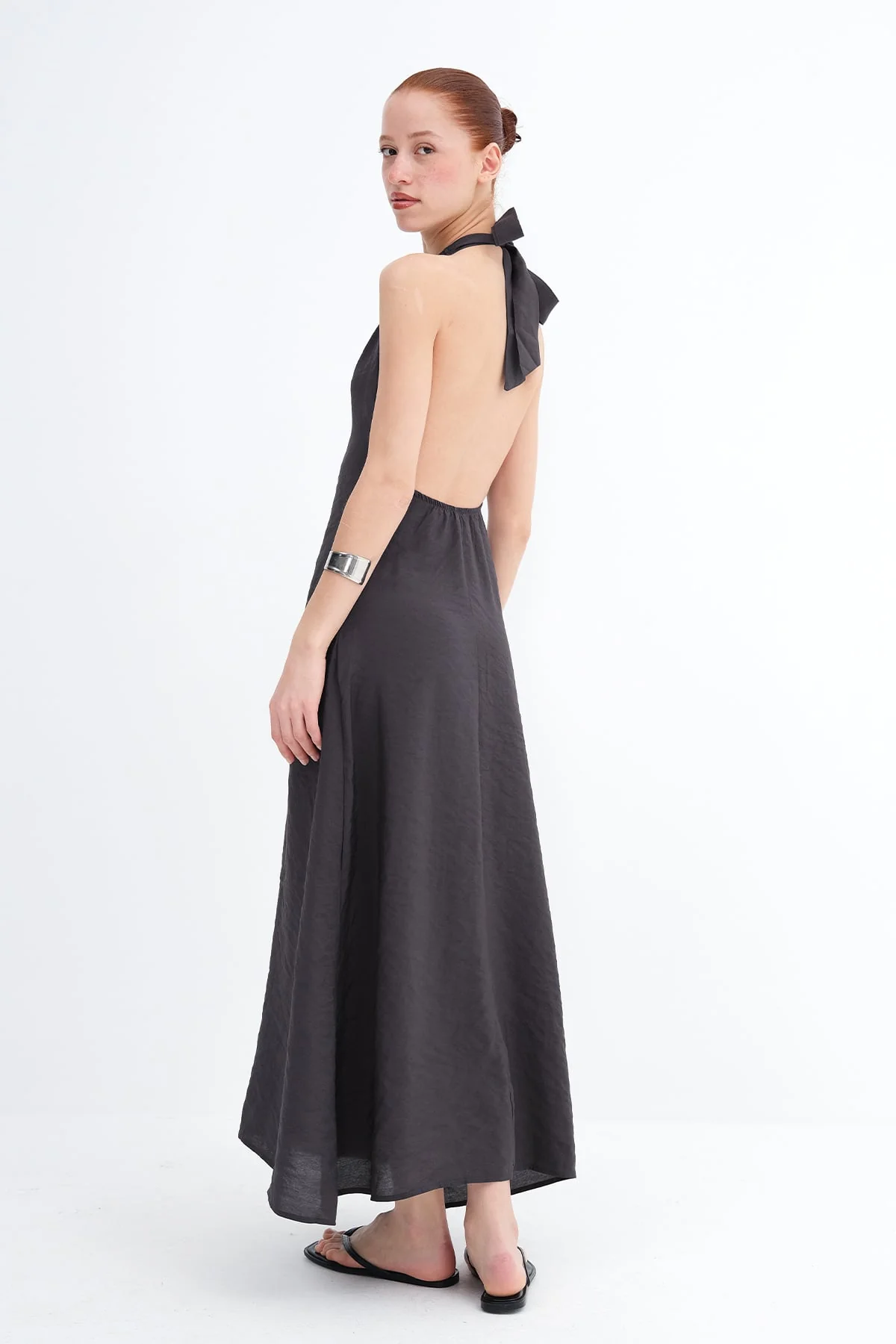 Halter Neck Modal Dress - Image 4
