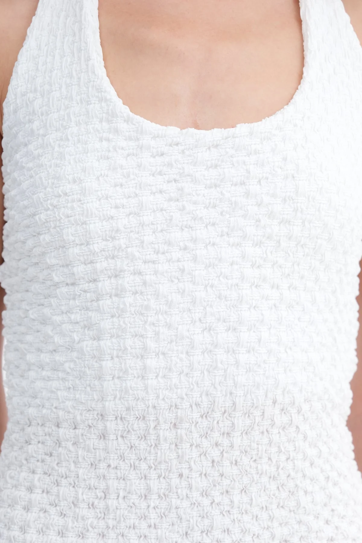 Halter Neck Textured Dress - Image 16