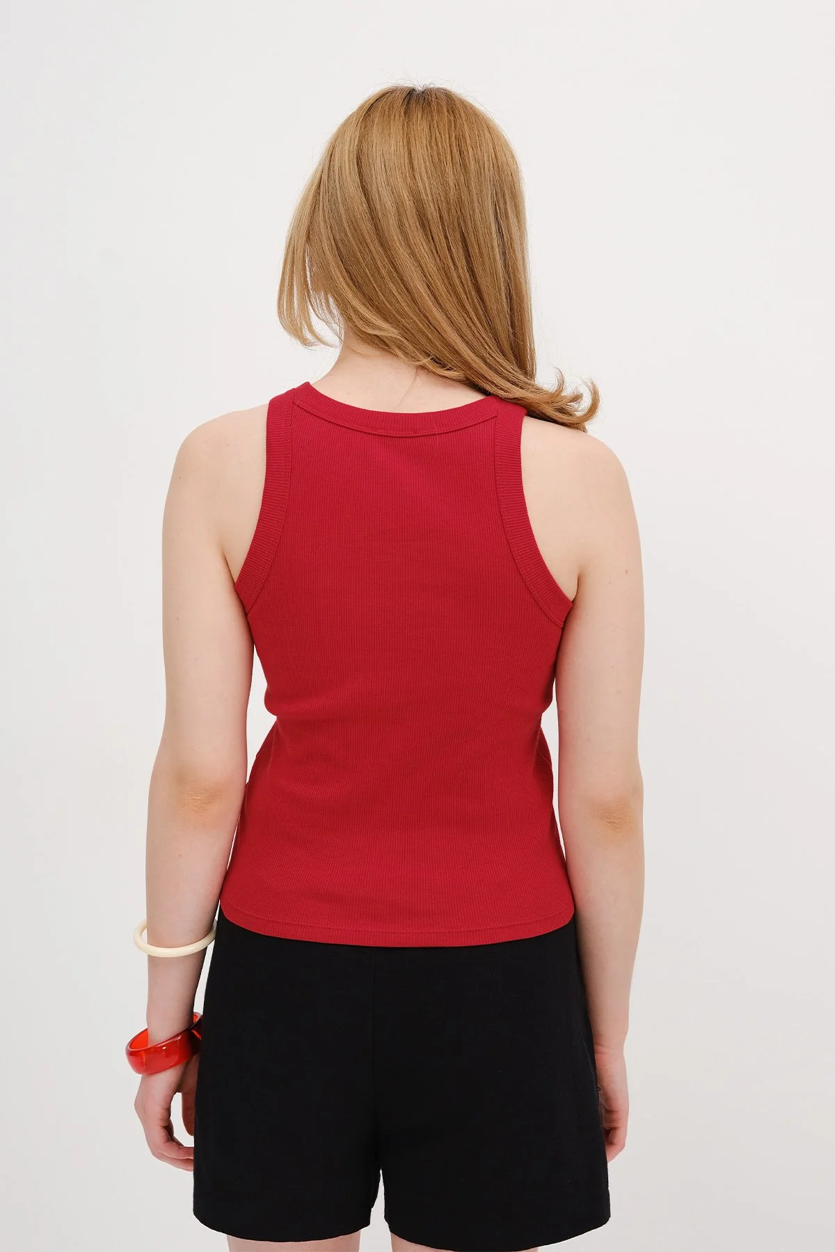 Halter Neck Top With Ribbed - Image 107