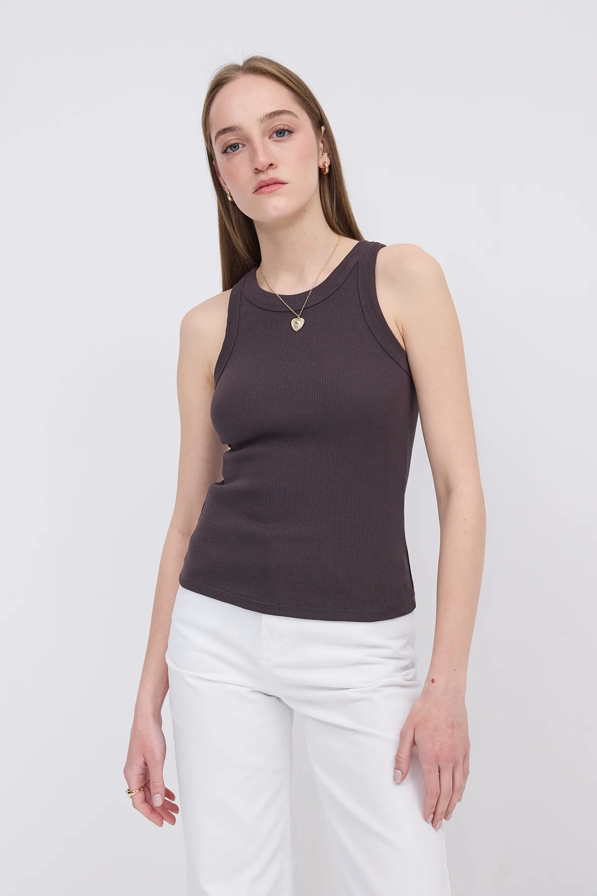 Halter Neck Top With Ribbed - Image 27
