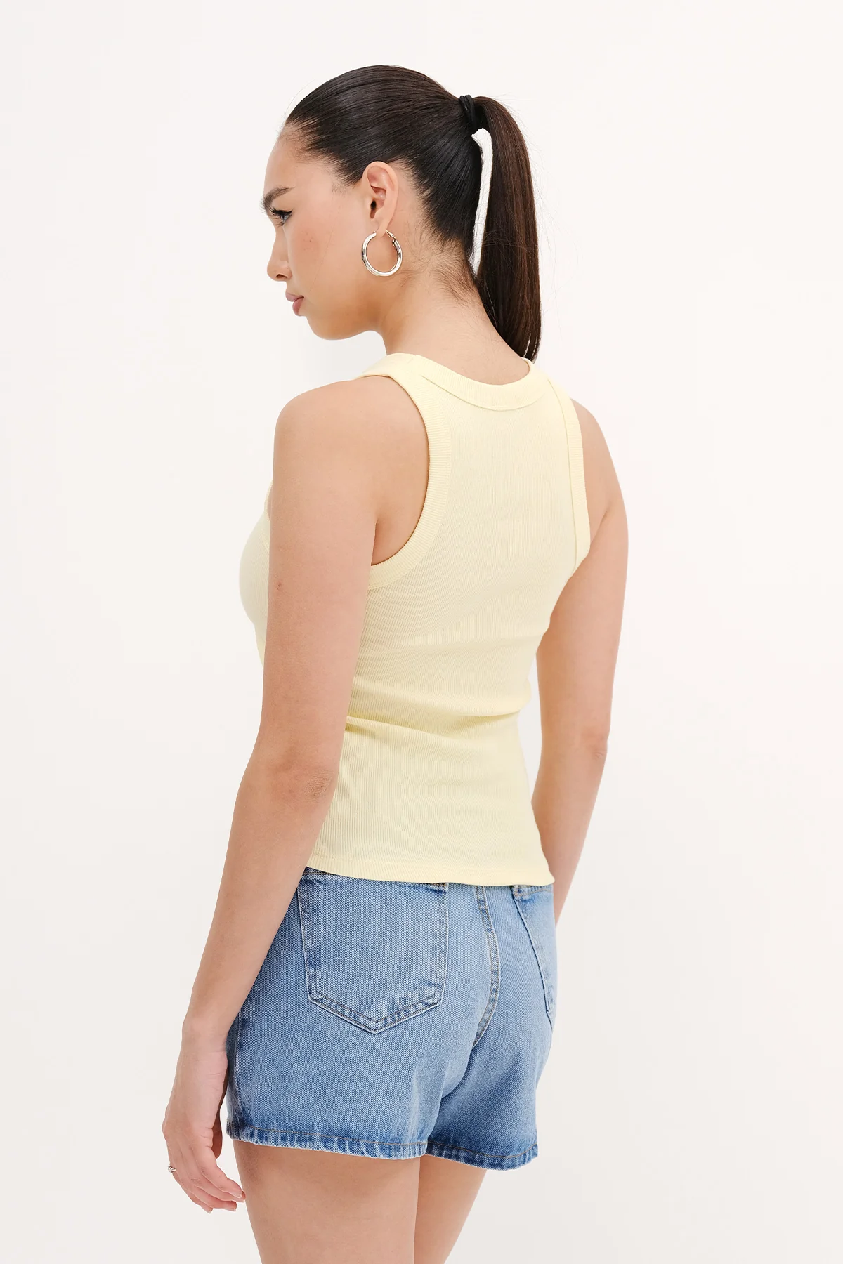Halter Neck Top With Ribbed - Image 35