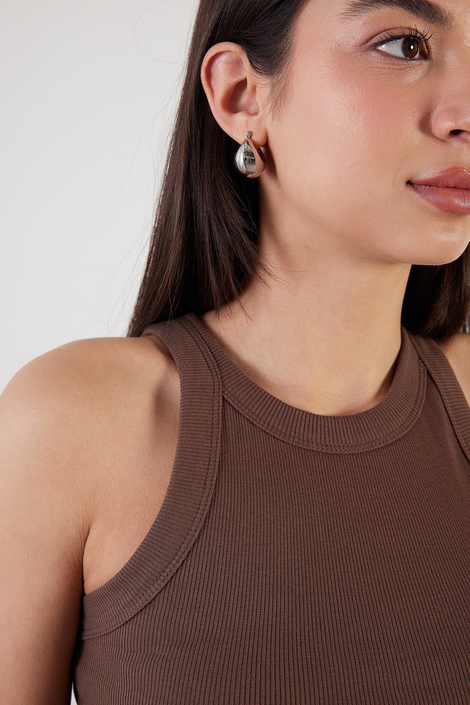 Halter Neck Top With Ribbed - Image 60
