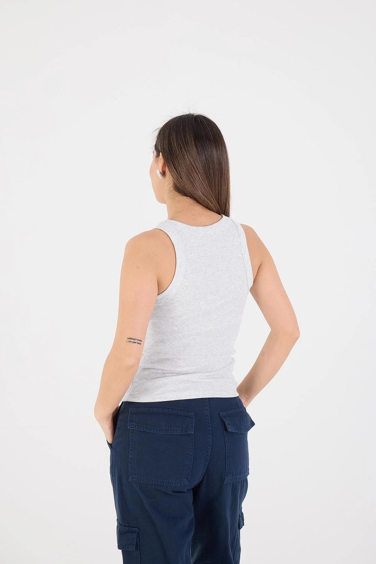 Halter Neck Top With Ribbed - Image 71