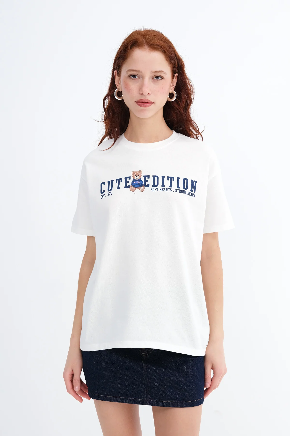 Heavyweight Bear Print T-shirt - Image 2