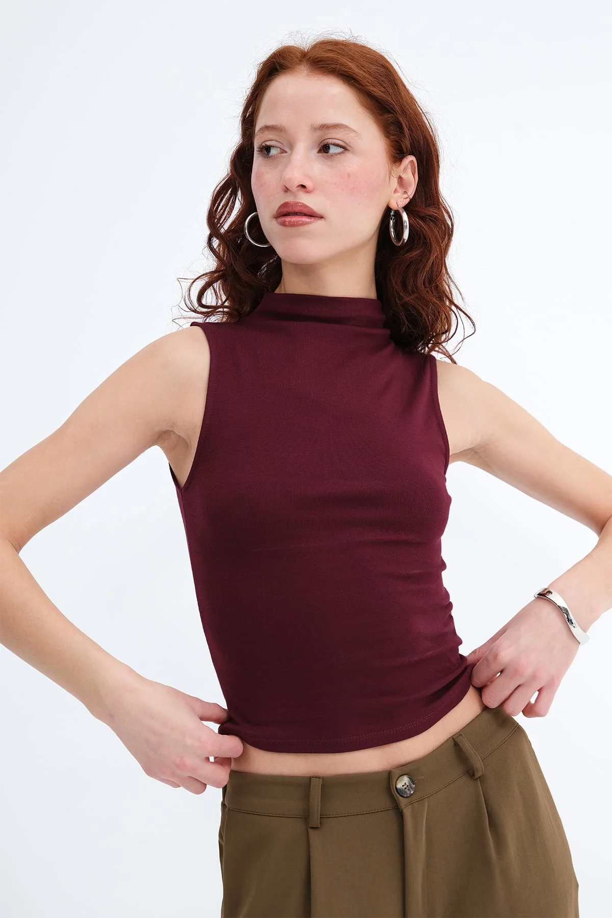 High Neck Tank Top - Image 22