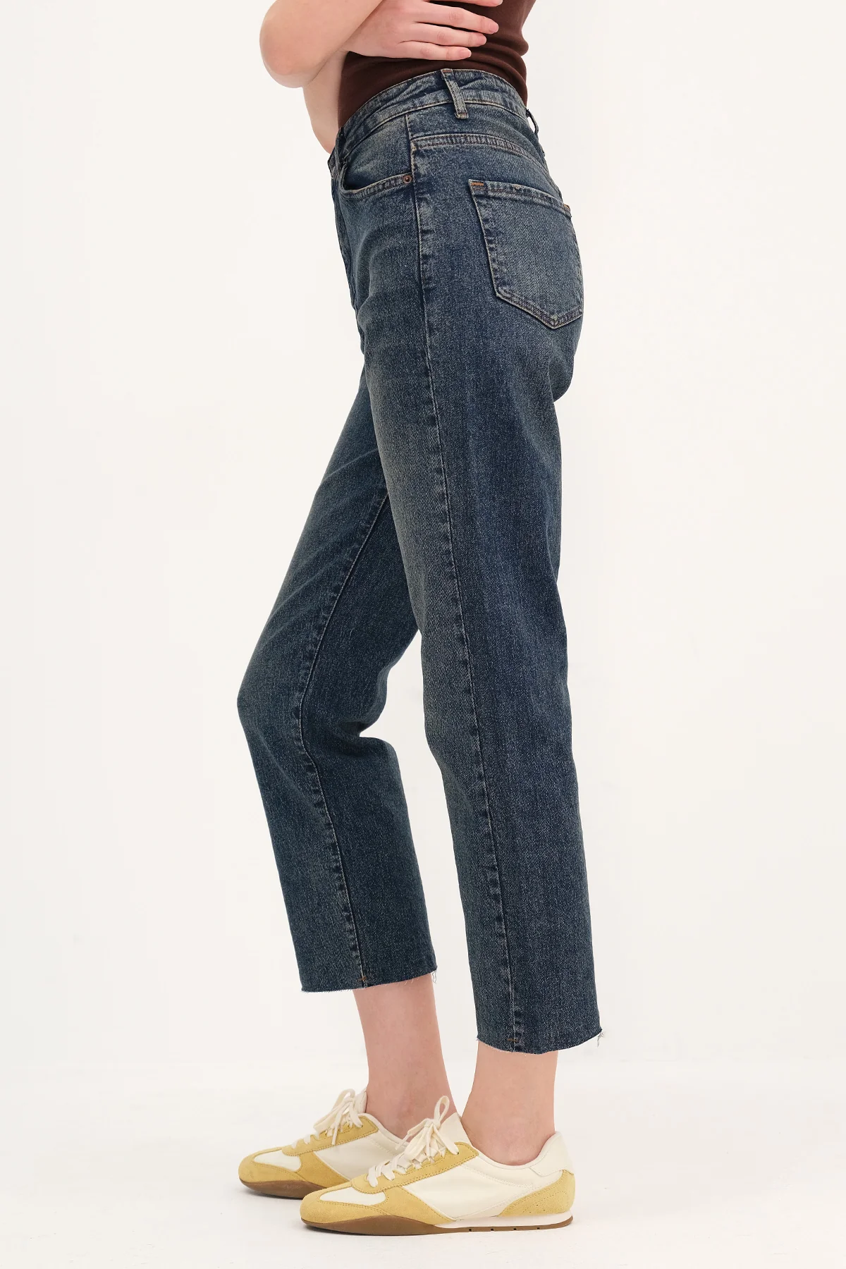 High Waist Straight Jeans - Image 4