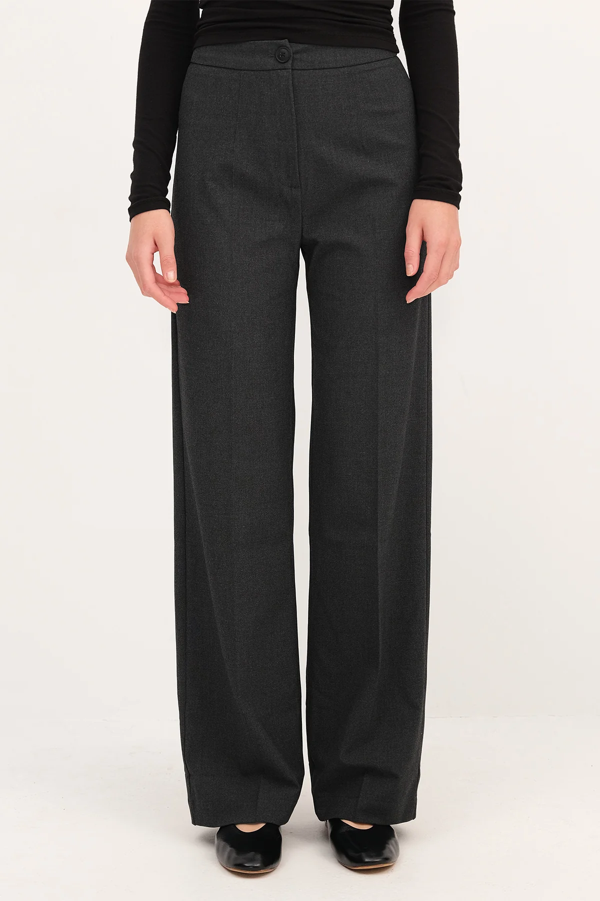 High-Waisted Wide Leg Trousers - Image 10