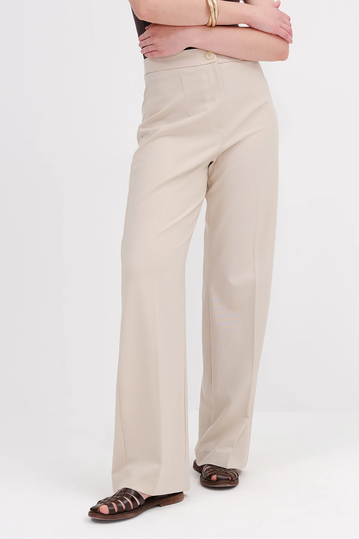 High-Waisted Wide Leg Trousers - Image 24