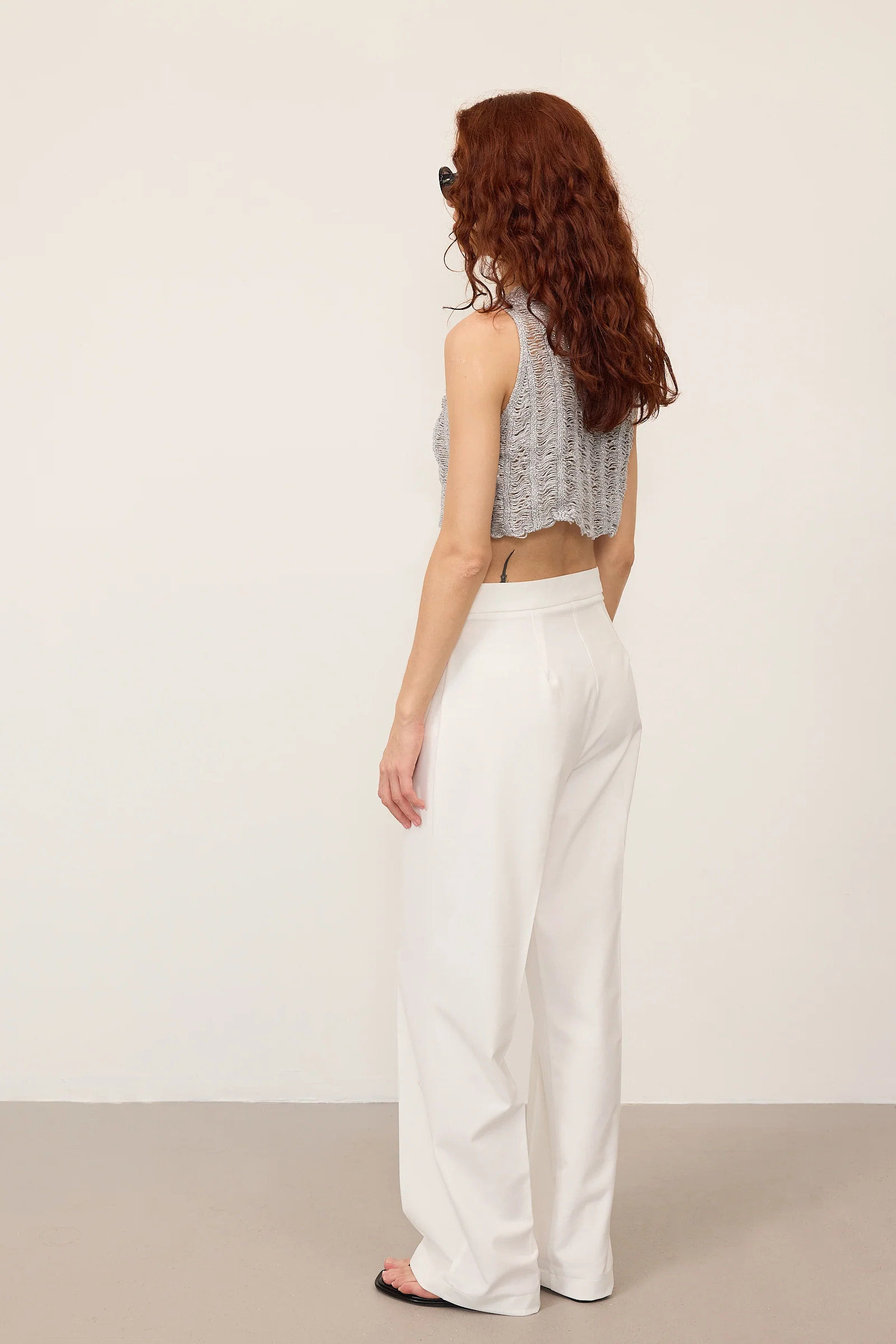 High-Waisted Wide Leg Trousers - Image 28
