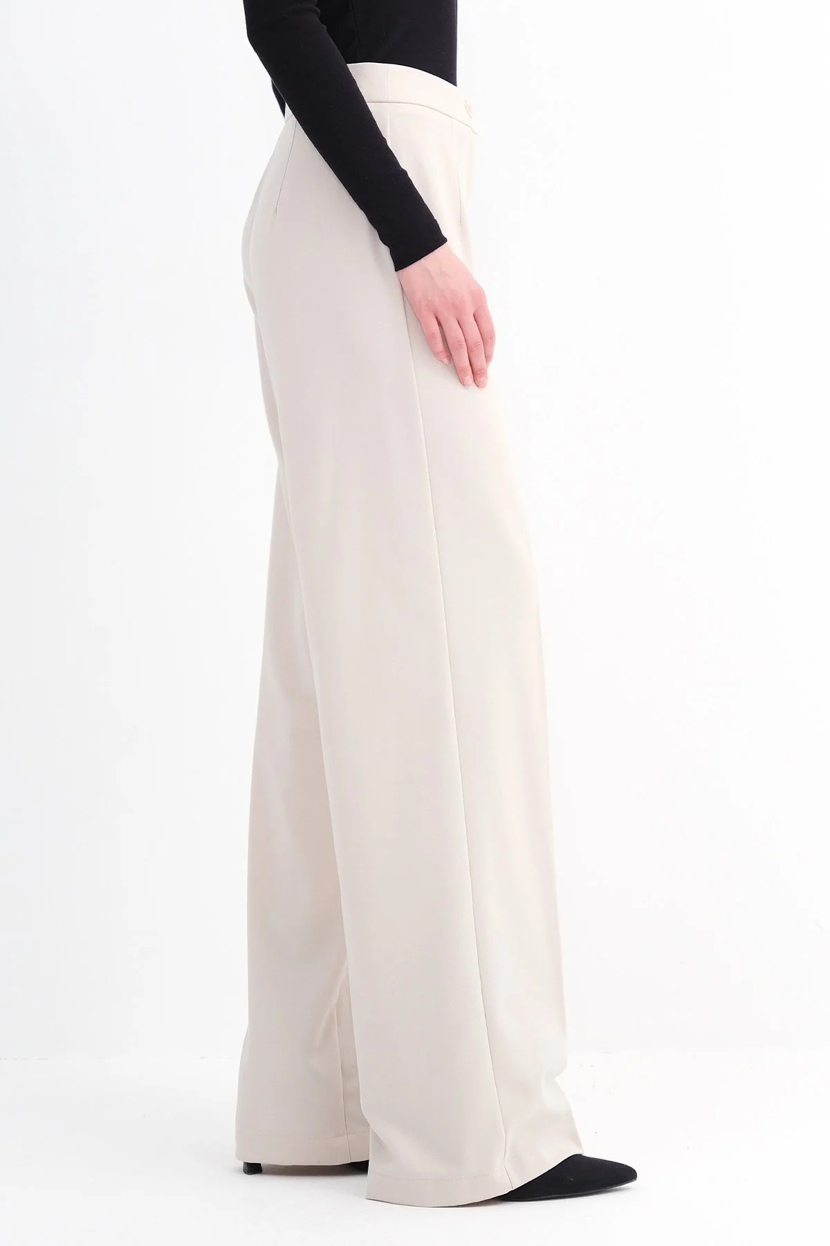 High-Waisted Wide Leg Trousers - Image 49