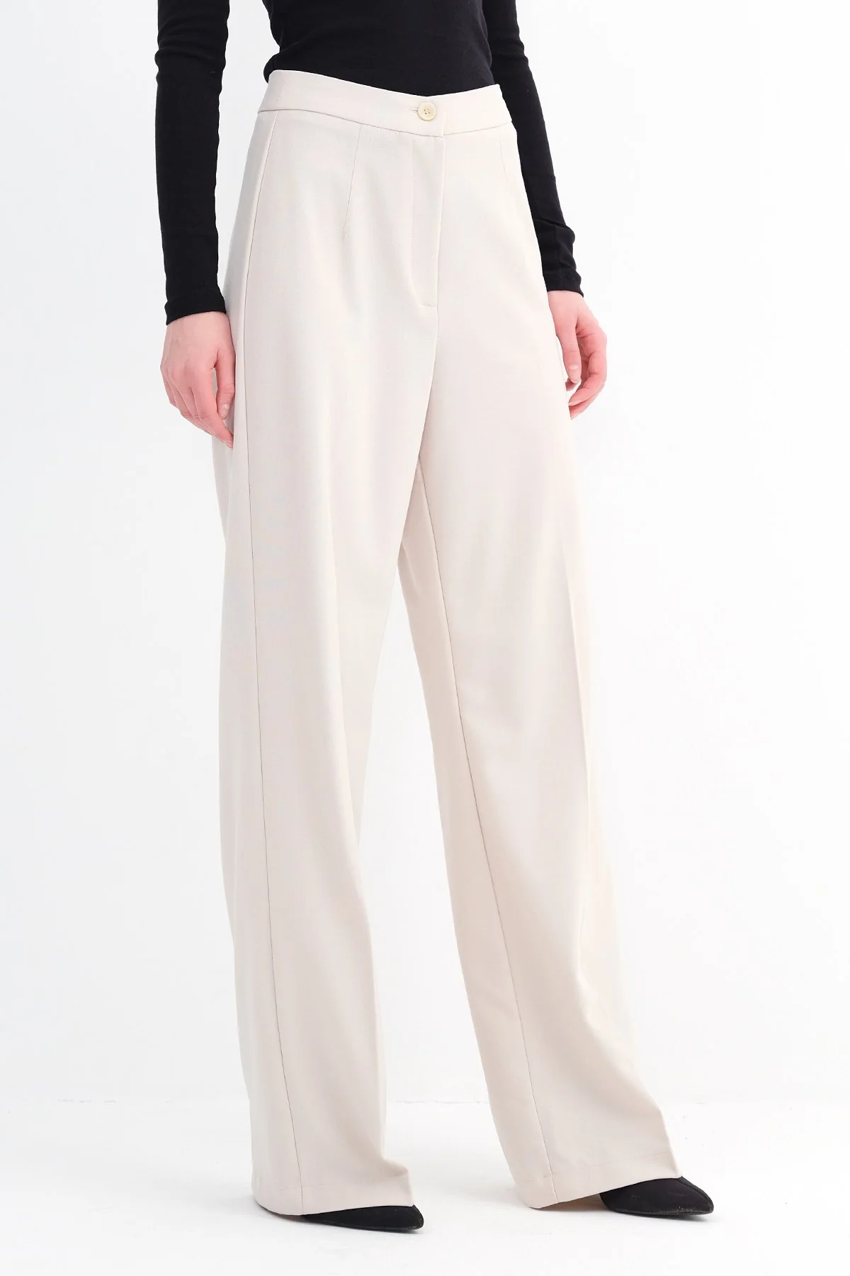 High-Waisted Wide Leg Trousers - Image 50