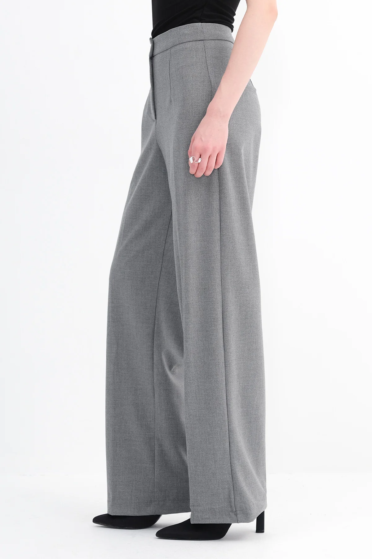 High-Waisted Wide Leg Trousers - Image 55